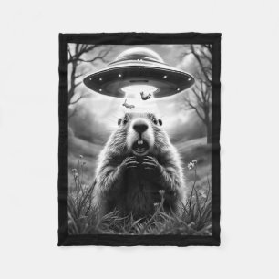 Grappige Ground Hog Day Lieve Ground Hog Selfie Me Fleece Deken