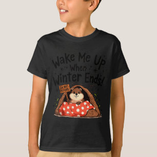 Grappige Groundhog Day bosmard Dag Wakker Worden A T-shirt