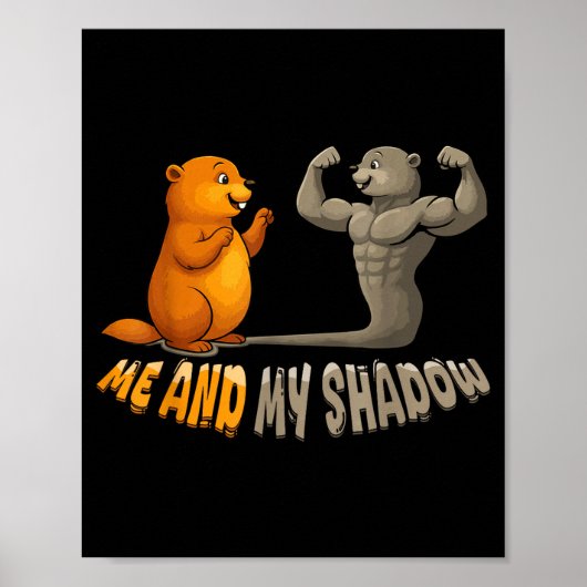 Grappige Groundhog Day  Poster (Voorkant)