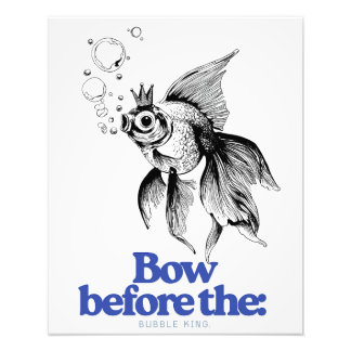 Grappige Guest Loo Print – Goldfish Royalty-offert Foto Afdruk