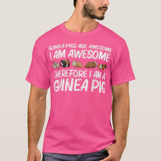 Grappige Guinese Biggen Kunst Voor Mannen Vrouwen T-shirt