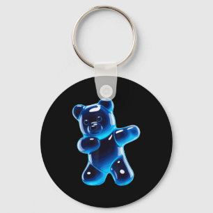 Grappige Gummybeer Kunst voor Mannen Vrouwen Kinde Sleutelhanger