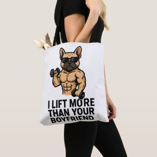 Grappige Gym Dog Draagtas