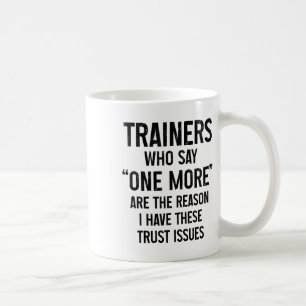 Grappige Gym Fitness Vertrouwenskwesties Pilates Y Koffiemok