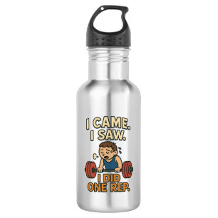 Grappige Gym Quote Waterfles