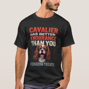Grappige Gym voor Cavalier King Charles Spaniel Ho T-shirt