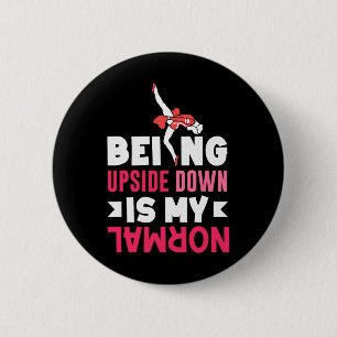 Grappige gymnastiekskunst voor meisjes Tienerturne Ronde Button 5,7 Cm