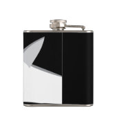 Grappige Haai Aanval Heupfles (Achterkant)