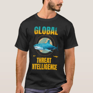 Grappige Haai Cyber Security Expert T-shirt
