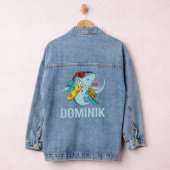 Grappige haai - Dominik Naam Denim Jacket (Hangar)