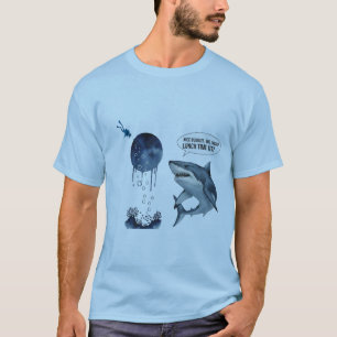 Grappige haai duiker lunchtijd ? t-shirt