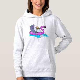 Grappige Haai Met Bril Kokosnoot Hoodie - Humor Ca
