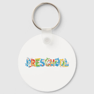 Grappige Haai Preschool Pre K Terug naar School Ki Sleutelhanger