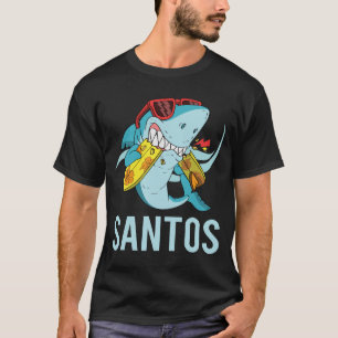 Grappige Haai - Santos Naam T-shirt