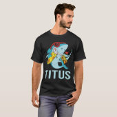 Grappige Haai - Titus Naam T-shirt (Voorkant volledig)