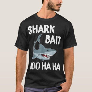 Grappige Haai TVisserij Nieuwe Visser Aas Hoo Ha H T-shirt