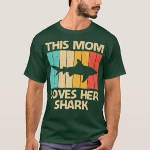 Grappige haai voor moeder mama hamerhaai tijgerhaa t-shirt