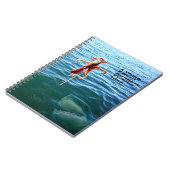 Grappige haai wil octopus, notitieboek (Linkerzijde)