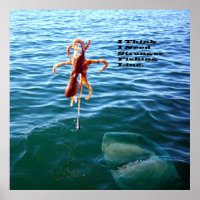 Grappige haai wil octopus,