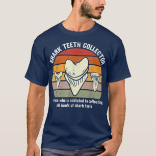 Grappige Haaien Tanden Verzamelaar Definitie Fossi T-shirt