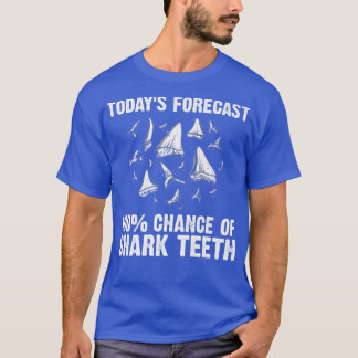 Grappige Haaientand Voor Mannen Vrouwen Haai Tande T-shirt