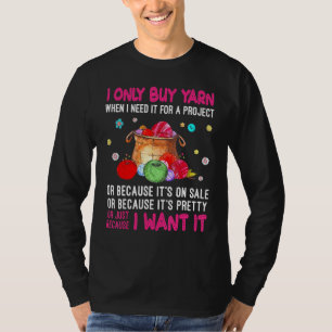 Grappige haak breien thema nieuwigheid voor vrouwe t-shirt