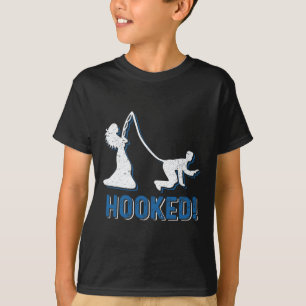 Grappige Haak Bruid Bruidegom Nieuwe Huwelijk Viss T-shirt