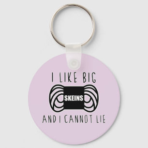 grappige haakbreigarens van humor breien sleutelhanger