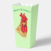 Grappige Haan Popcorn Boxes Bedankdoosjes (Achterkant)