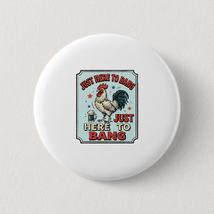 Grappige Haan Vintage Gravure Shirt Ontwerp (2)_1 Ronde Button 5,7 Cm