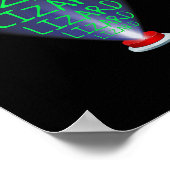 Grappige hagedis trending meme poster (Hoek)