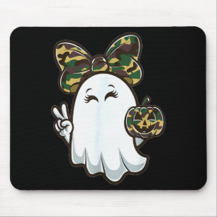 Grappige Hallo Jachtseizoen Halloween Camouflage C Muismat