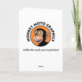 Grappige Halloween angst Kaart (Achterkant)