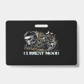 Grappige Halloween Badge (Achterkant)