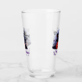 Grappige Halloween Bewitched Black Cat Wat? Glas (Links)