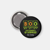 Grappige Halloween Boo Elements Science Surprise G Magneet (Voorkant / Achterkant)