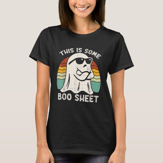 Grappige Halloween Boo Ghost, dit is een of ander  T-shirt (Voorkant)