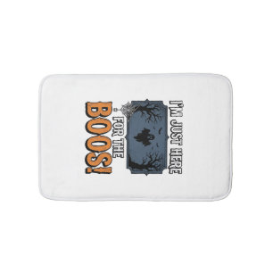 Grappige Halloween Boos Vintage Geest T-Shirt Ontw Badmat