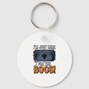 Grappige Halloween Boos Vintage Ghost T-shirt Ontw Sleutelhanger