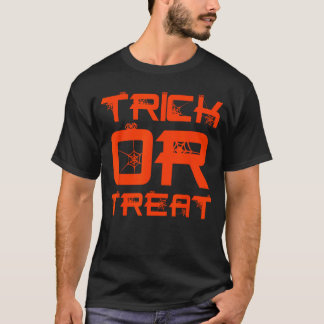 Grappige Halloween Boys Spider Web Trick or treat T-shirt