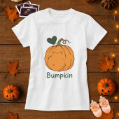 Grappige Halloween Bumpkin Pumpkin zwangerschap T-shirt
