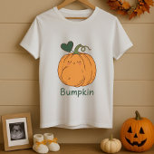 Grappige Halloween Bumpkin Pumpkin zwangerschap T-shirt