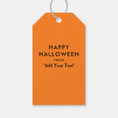 Grappige Halloween Cadeaulabel (Achterkant)