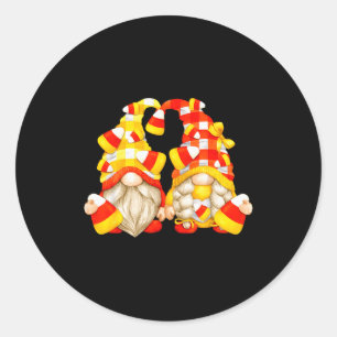 Grappige Halloween Candy Corn Decoratie Malle Cand Ronde Sticker