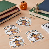 Grappige Halloween Capybara Schattigee "Cappy Crew Sticker