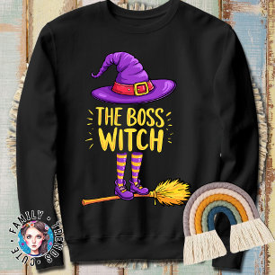 Grappige Halloween de baas heks Trui