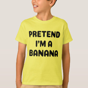 Grappige Halloween - Doe alsof ik een banaan ben   T-shirt