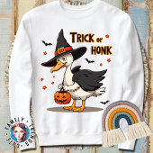 Grappige Halloween Duck Kostuum Trick Honk Trick o Trui