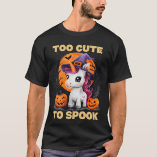 Grappige Halloween Eenhoorn jongen T-shirt