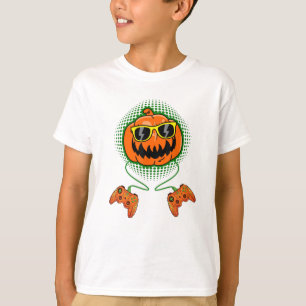 Grappige Halloween Gamer Shirten voor Jongens, Kin T-shirt